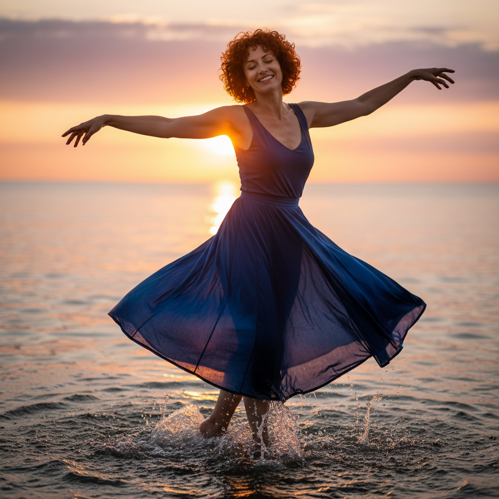 Beach Sunset Female 2